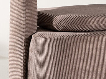 Möbel aus Samtstoff