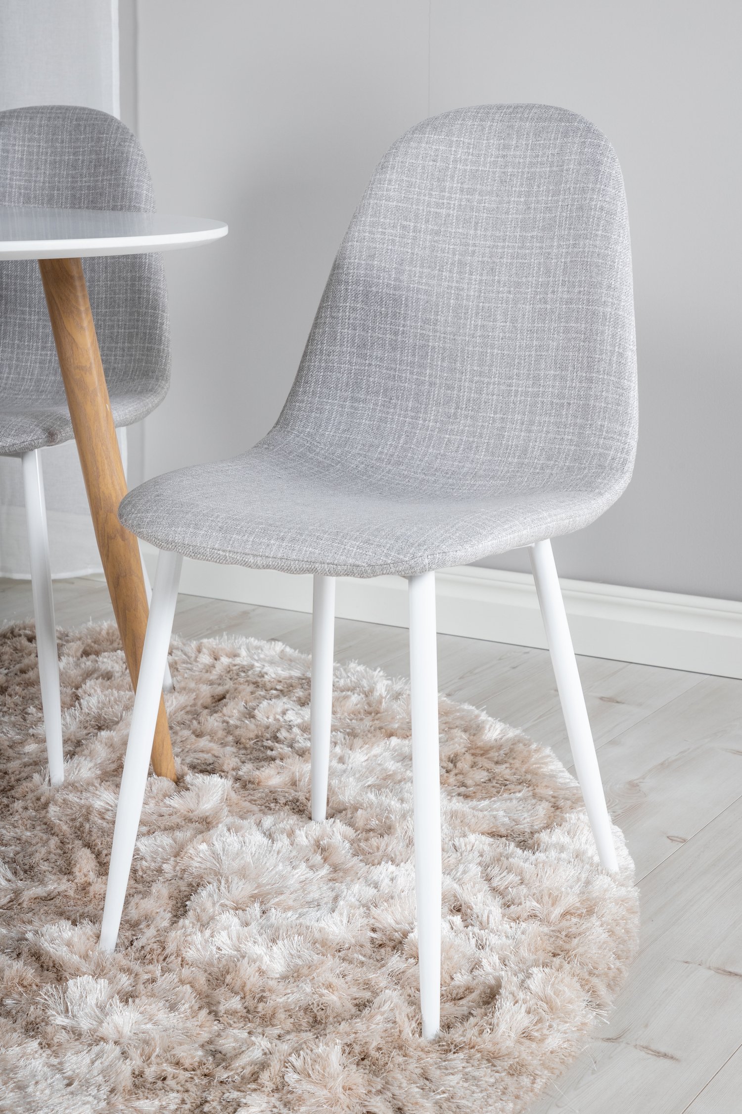 Essgruppe Dallas 291 (Hellgrau + Weiß)