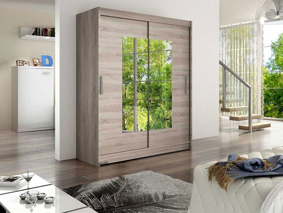 Kleiderschrank Closico Camera III (Trüffel eichenholzoptik)