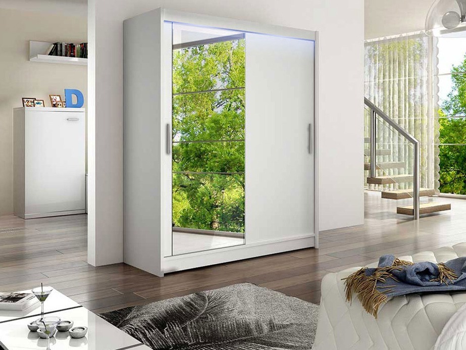 Kleiderschrank Closico Camera VI (Weiß)