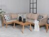 Gartenmöbel-Set Dallas 1085 (Akazie + Beige)