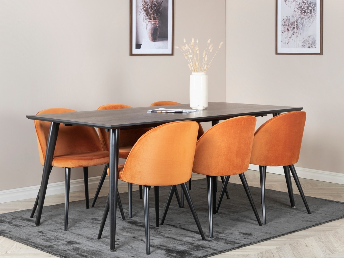 Essgruppe Dallas 1335 (Orange + Schwarz)