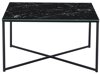 Couchtisch Riverton 381 (Schwarzer Marmor + Schwarz)