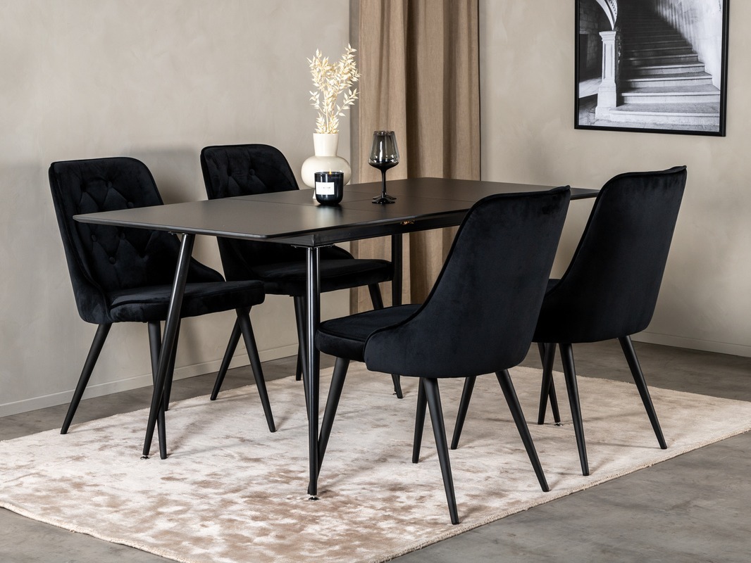 Essgruppe Dallas 1522 (Schwarz)