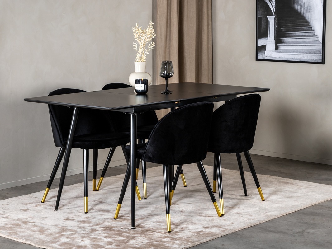 Essgruppe Dallas 1526 (Schwarz)