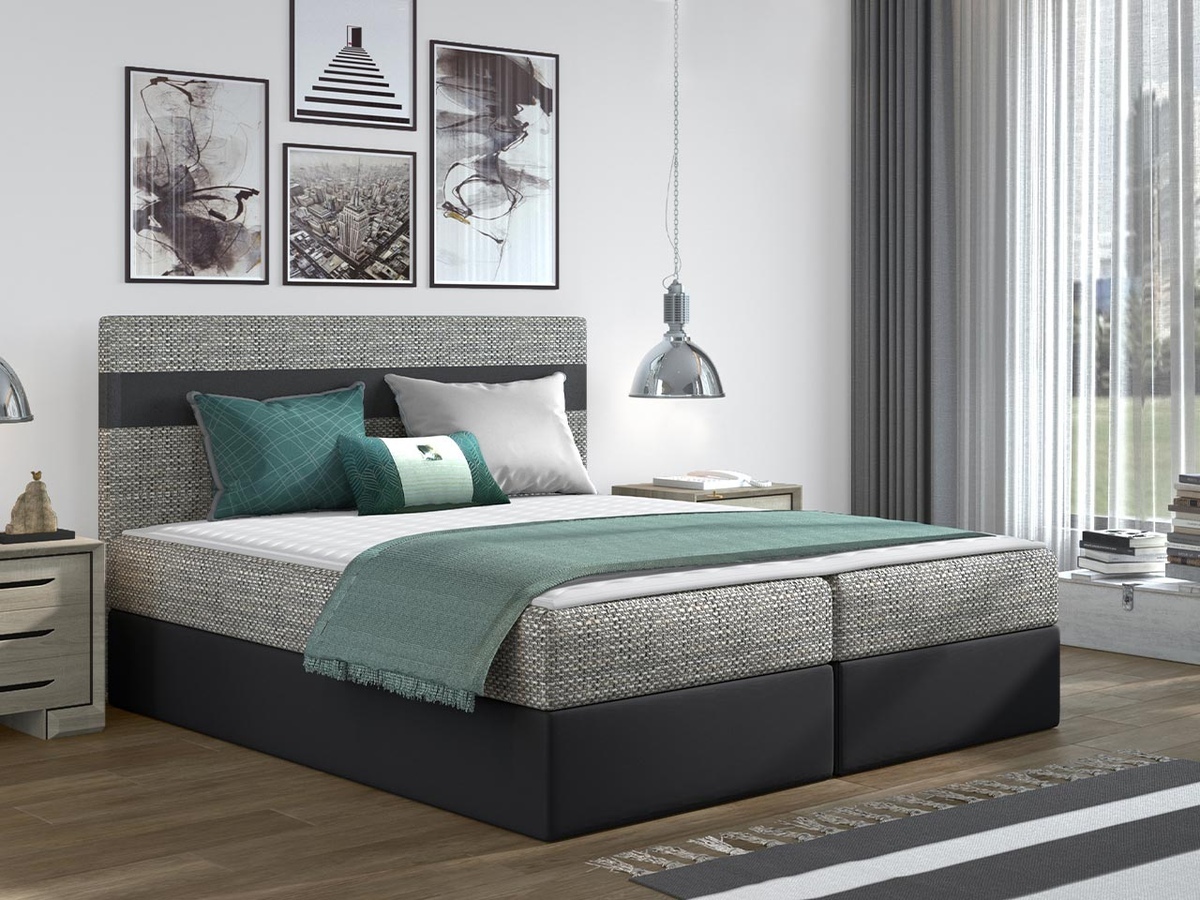 Boxspringbett Memphis 101 (Lawa 05 + Soft 011)