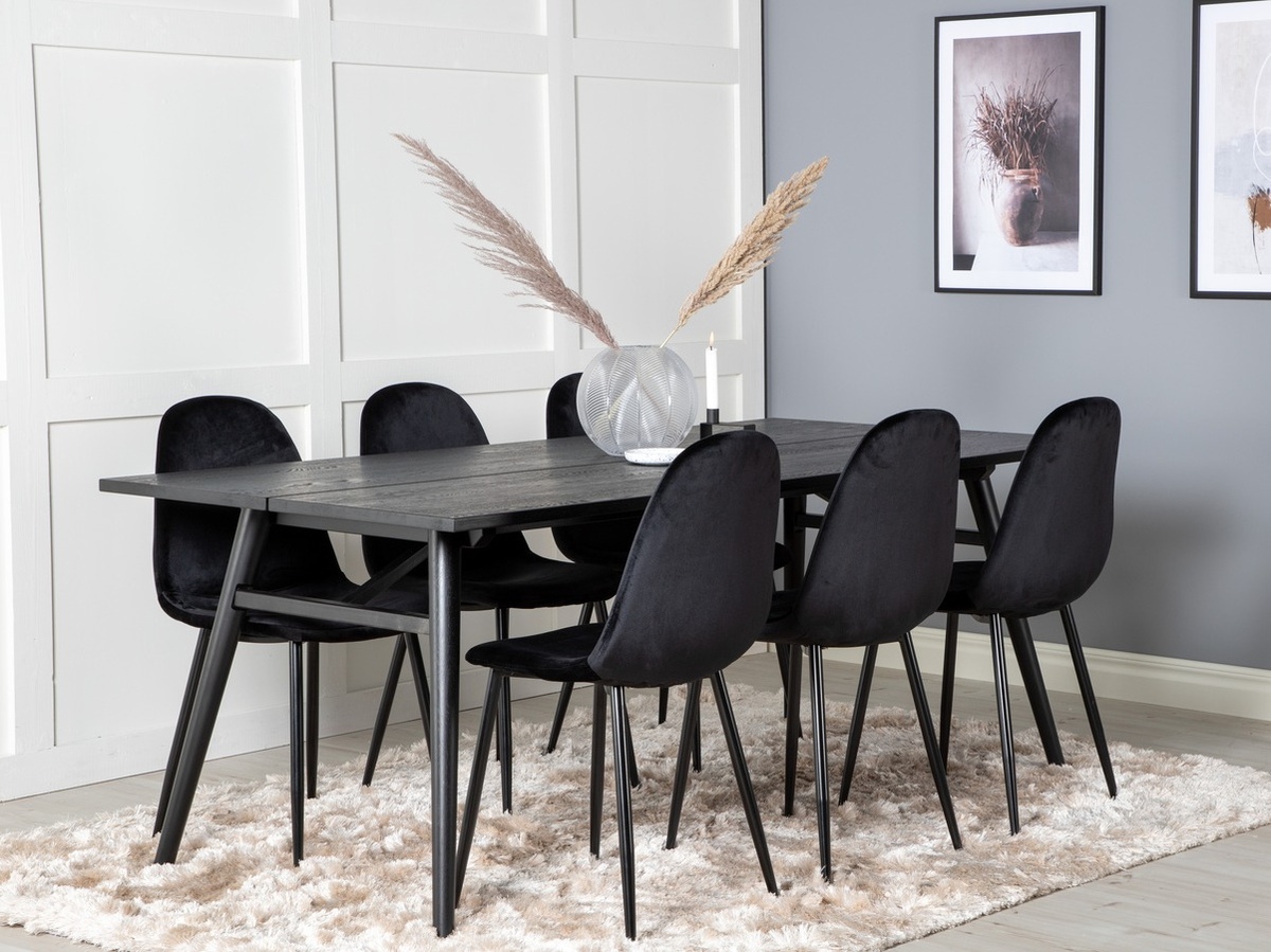 Essgruppe Dallas 1786 (Schwarz)