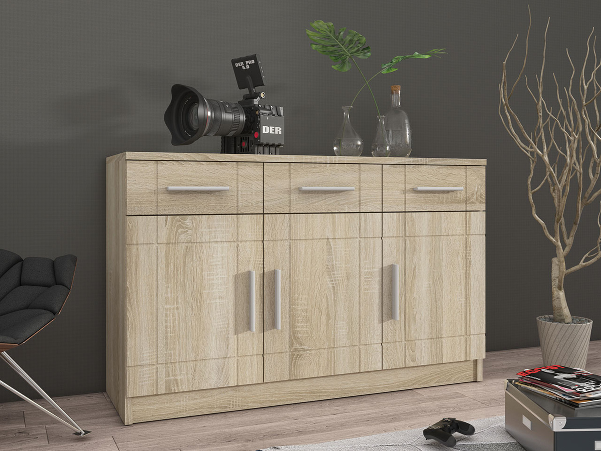 Kommoden Bacces I (Sonoma Eichenholzoptik)