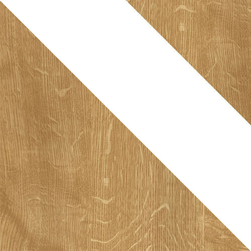 Kleiderschrank Tolfere 103 (Eichenholzoptik hell + Weiß)