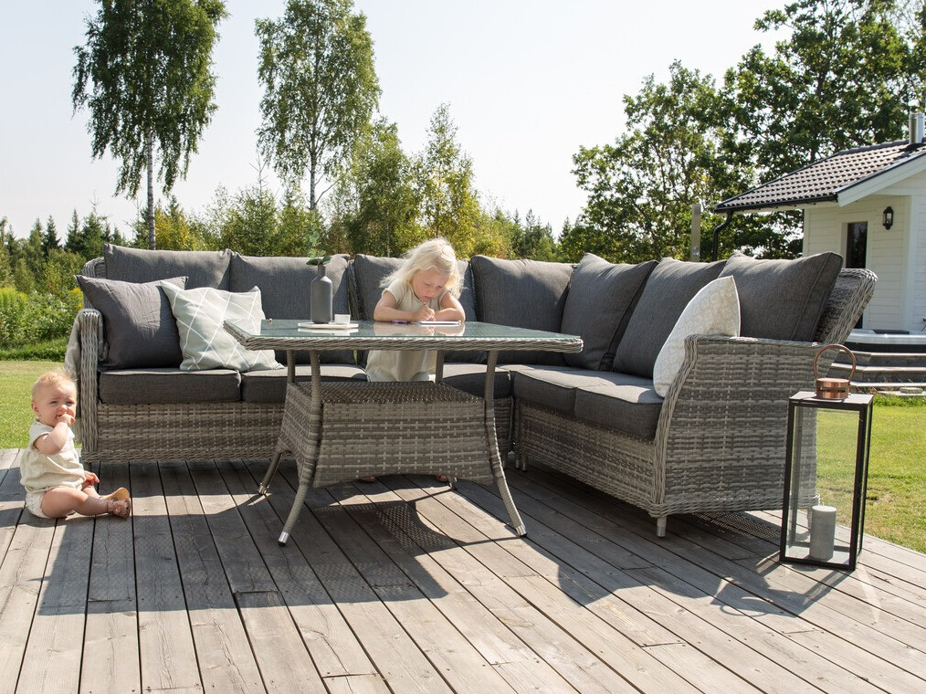 Gartenmöbel-Set Dallas 2179 (Grau)