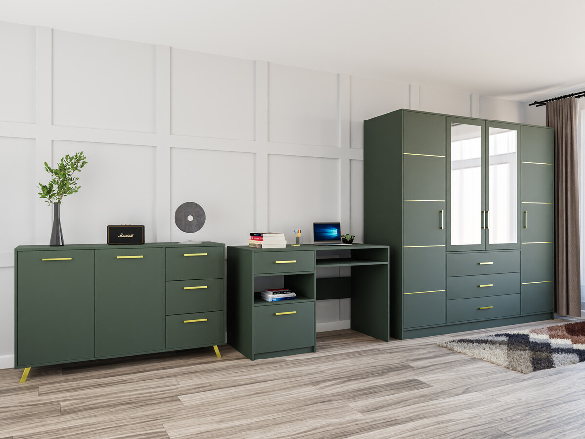 Möbel-Set Dortivu 121 (Grün)
