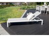Garten-Loungesessel Dallas 2314 (Weiß + Grau)