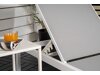 Garten-Loungesessel Dallas 2314 (Weiß + Grau)