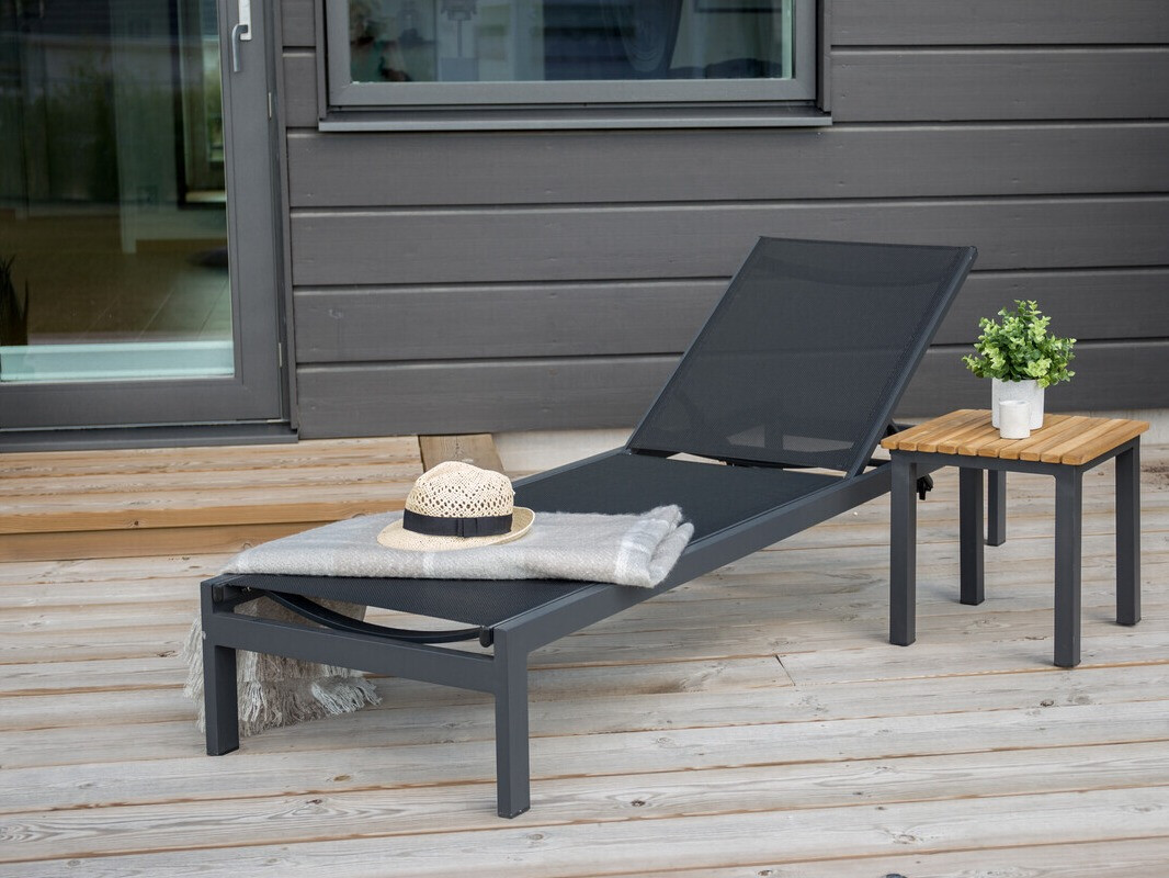 Garten-Loungesessel Dallas 2314 (Schwarz)