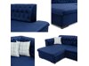 Ecksofa Comfivo 269 (Magic corduroyd 2213 + Magic corduroyd 2205)