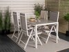 Tisch und Stühle Dallas 2752 (Grau + Weiß)