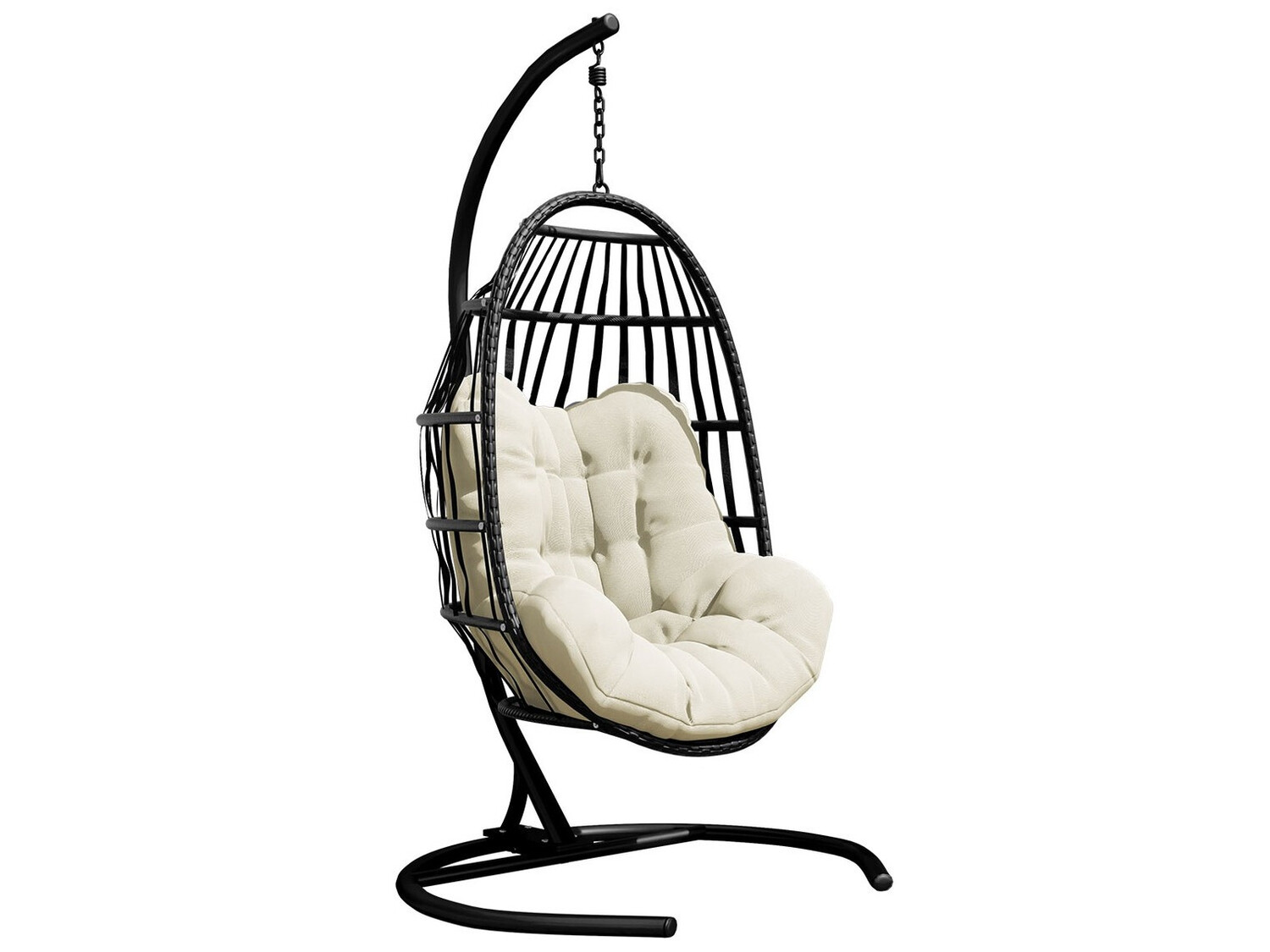 Hängesessel Comfivo 342 (Schwarz + Cremefarben)