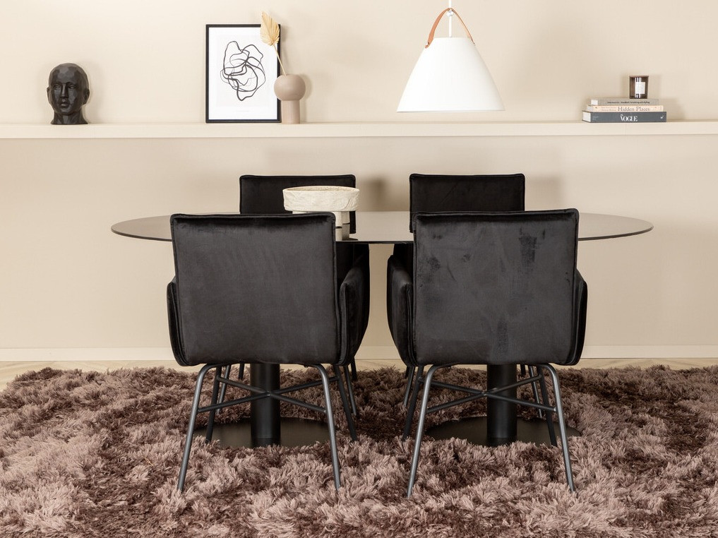 Essgruppe Dallas 3066 (Schwarz)