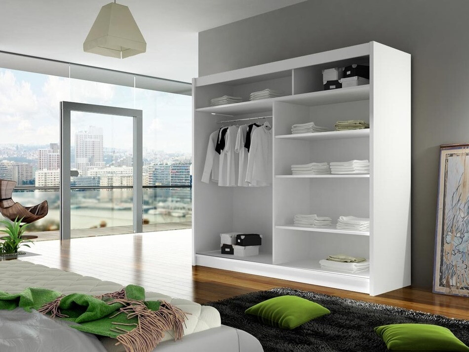 Kleiderschrank Closico Pallor I (Schwarz)