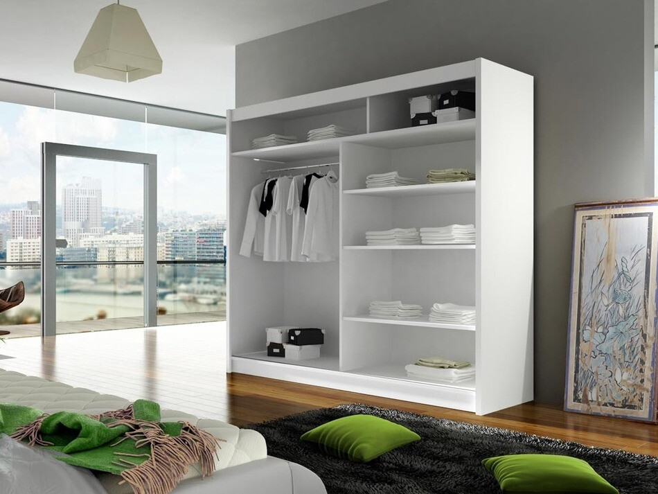 Kleiderschrank Closico Pallor I (Schwarz)