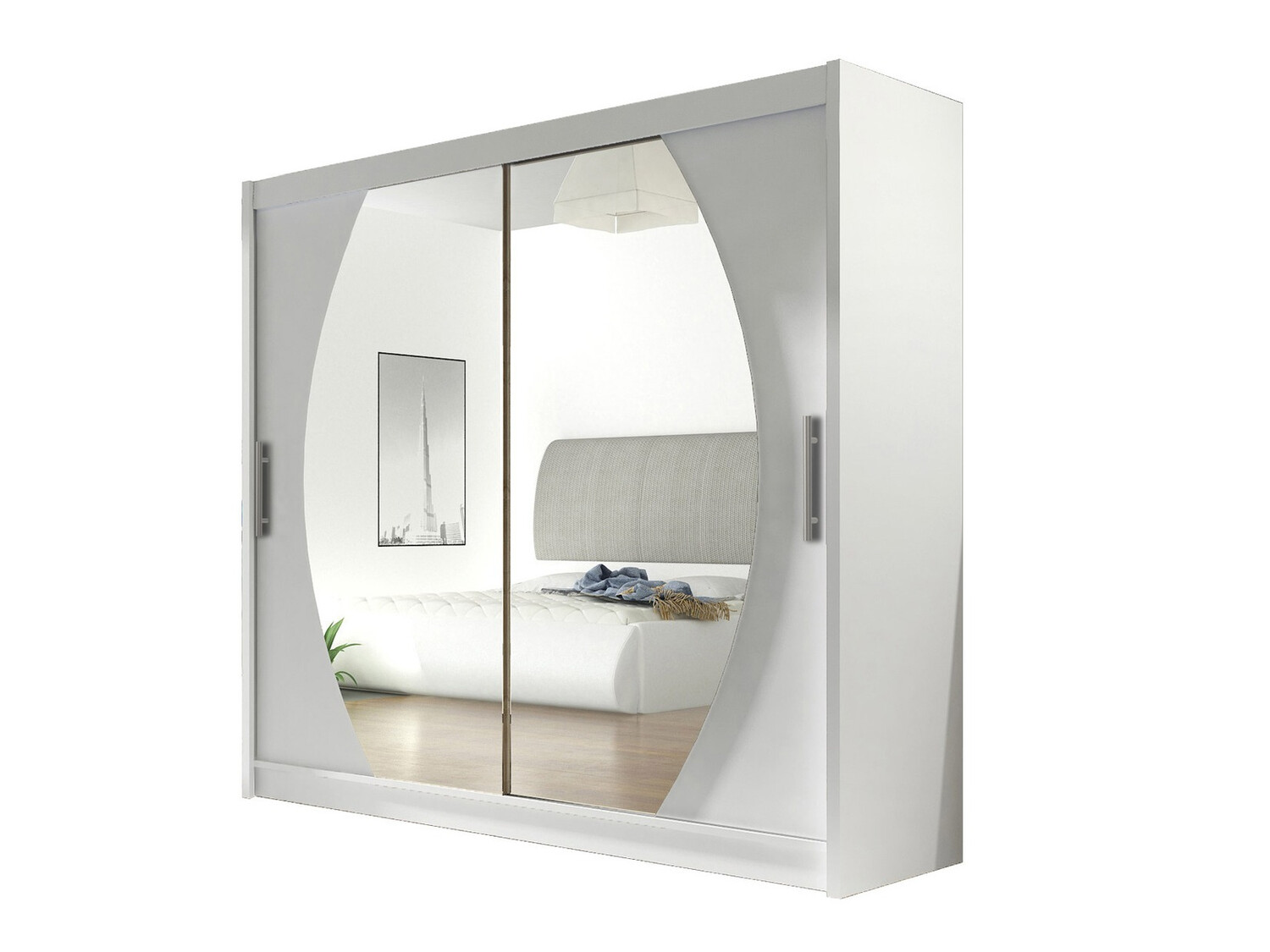 Kleiderschrank Closico Pallor IV (Weiß)