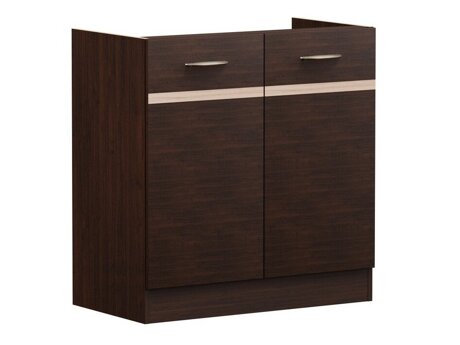 Modularer Waschbeckenschrank mit Türen Eli Dark 107