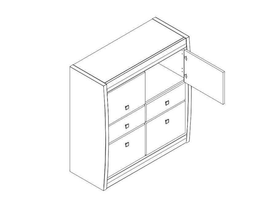 Kommoden Loretri 105