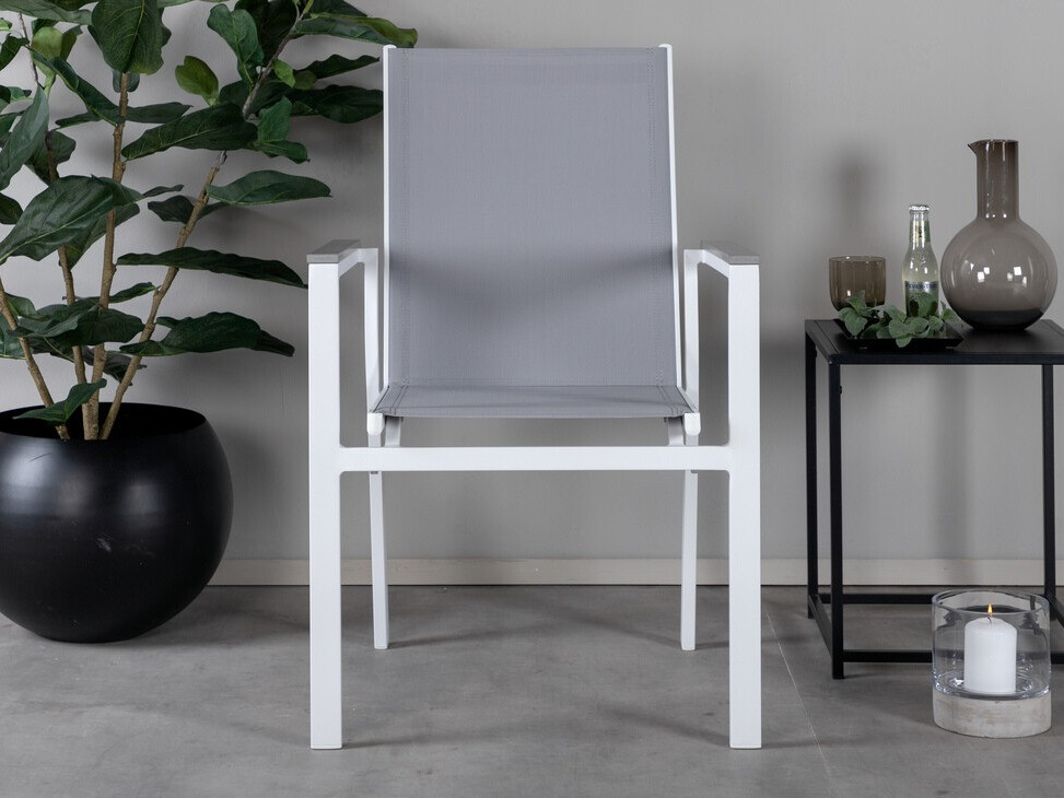 Gartenstuhl Dallas 2775 (Weiß + Grau)