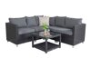 Gartenmöbel-Set Dallas 772 (Schwarz + Grau)