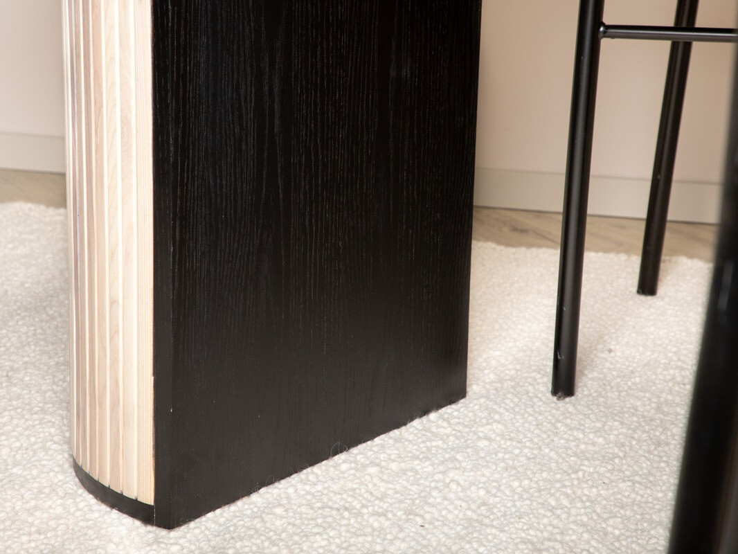 Tisch Dallas 1712 (Helles Holz + Schwarz)