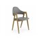 Stuhl Houston 561 (Grau + eichenholzoptik)