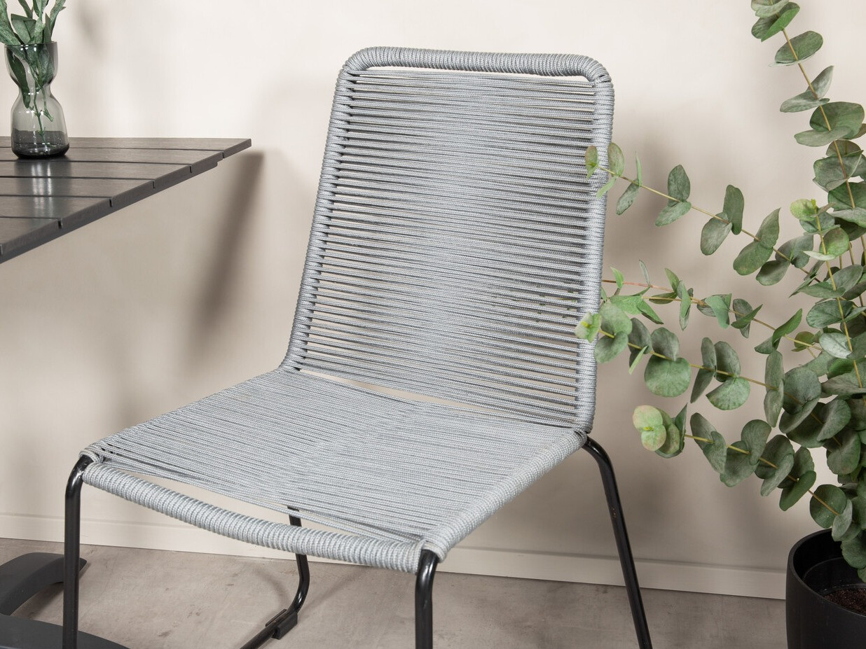 Balkonset Dallas 2184 (Grau + Schwarz)