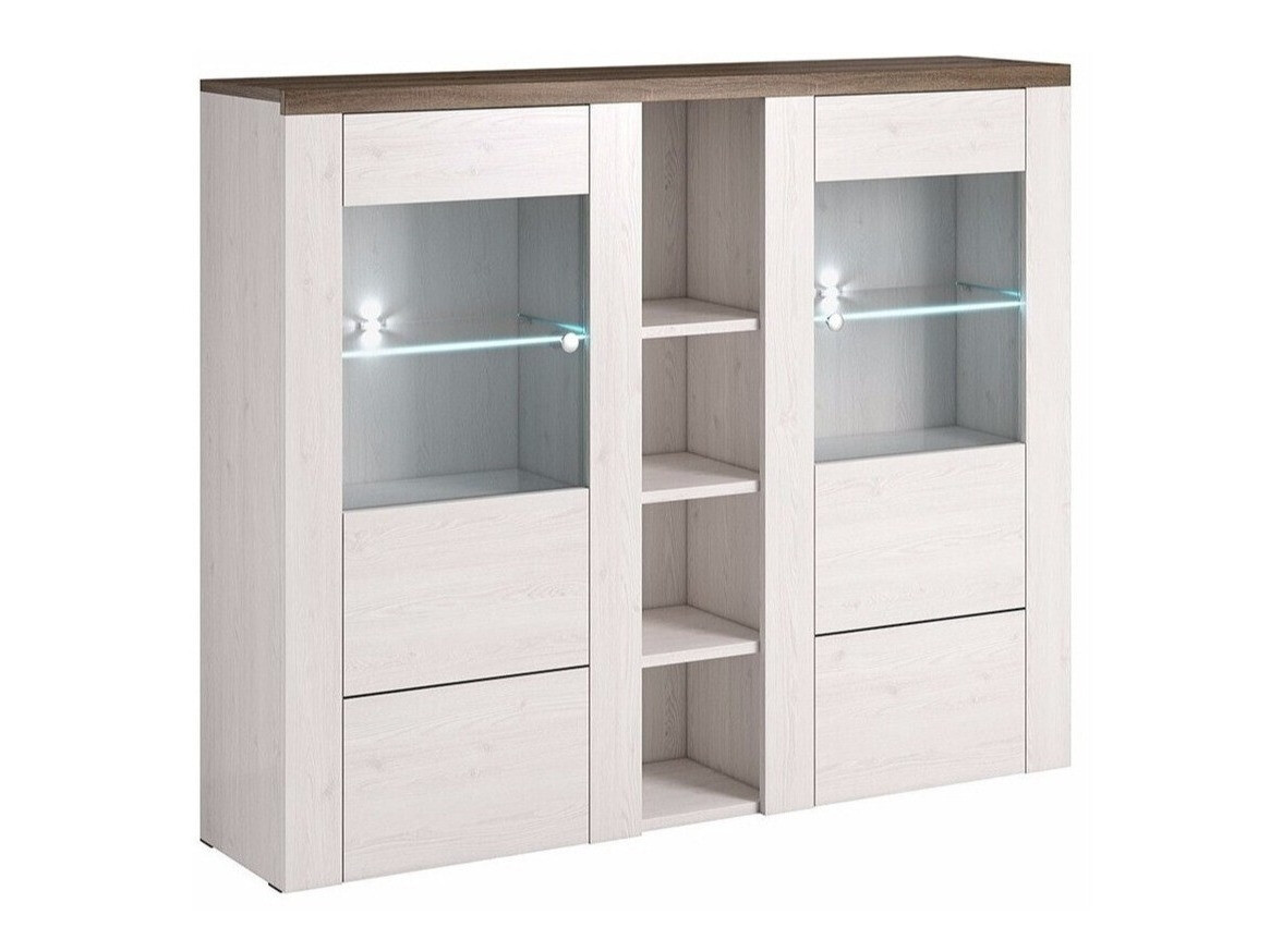 Sideboard Salelbo 105 (Sibu-Lärche + Trüffel eichenholzoptik)