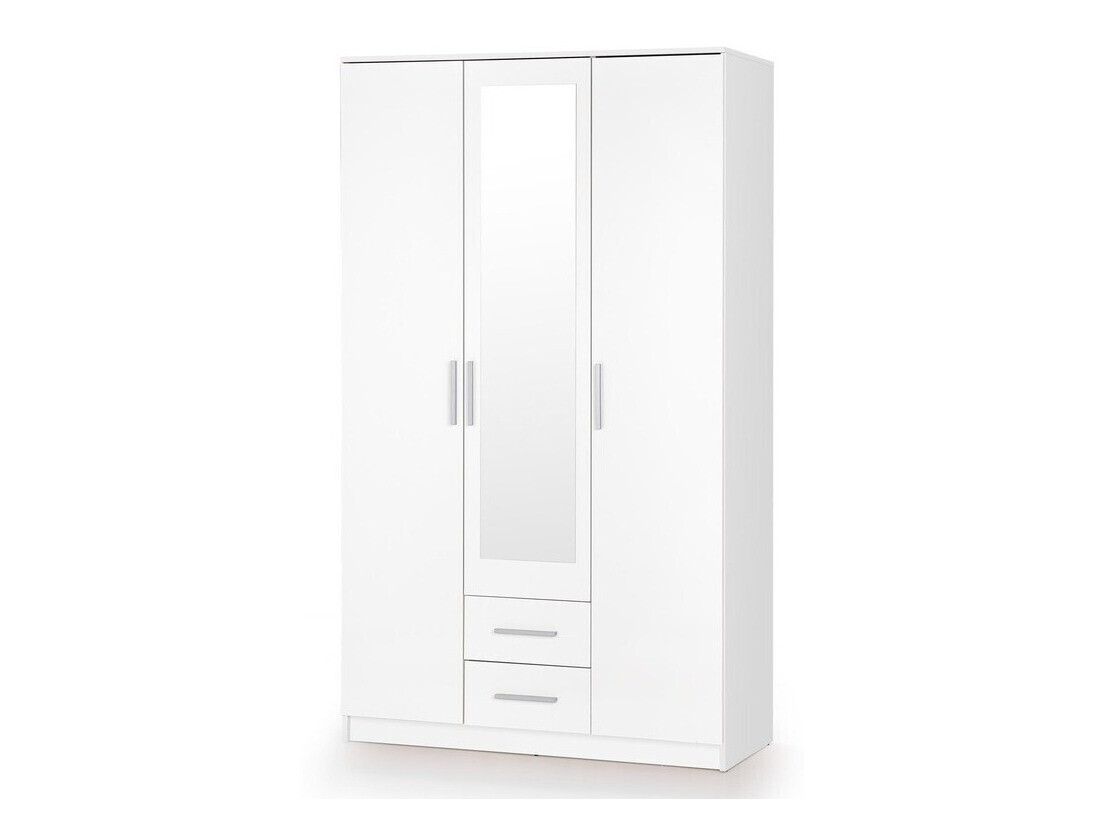 Kleiderschrank Cirveso 119 (Weiß)