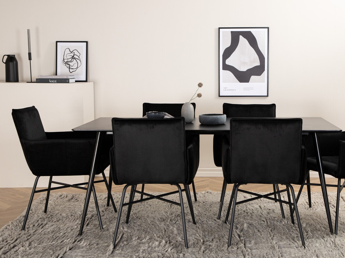 Essgruppe Dallas 2677 (Schwarz)