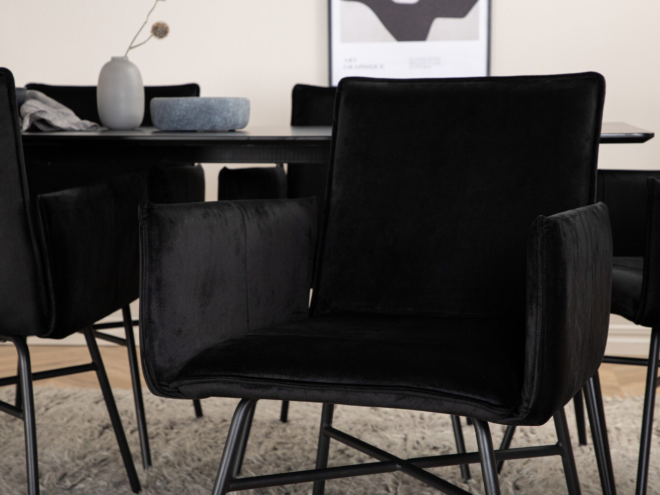 Essgruppe Dallas 2677 (Schwarz)