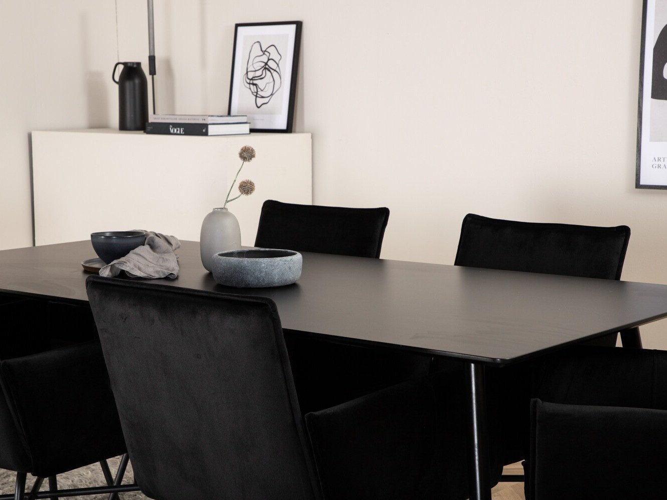 Essgruppe Dallas 2677 (Schwarz)