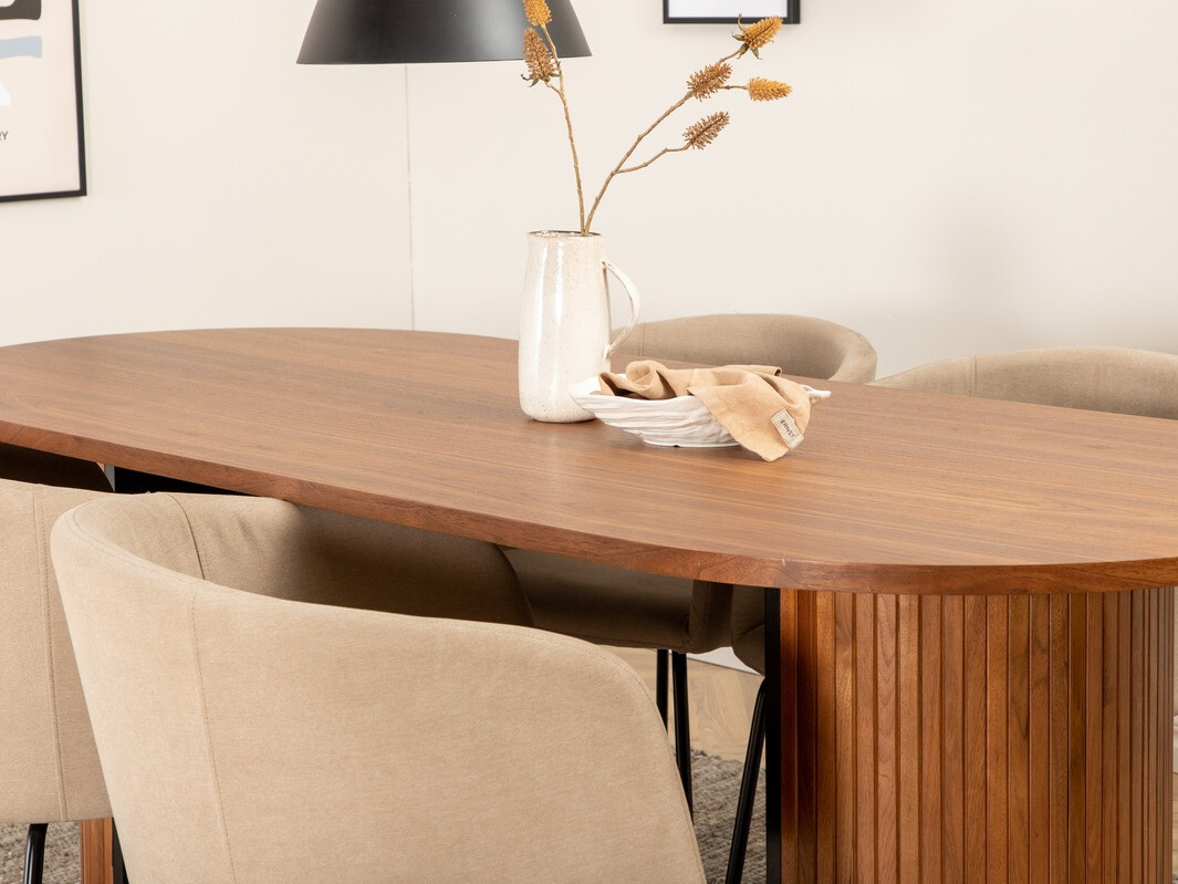 Essgruppe Dallas 2749 (Beige + Schwarz)