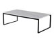 Couchtisch Dallas 179 (Weißer Marmor + Schwarz)