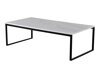 Couchtisch Dallas 179 (Weißer Marmor + Schwarz)