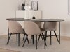 Essgruppe Dallas 2526 (Beige + Schwarz)