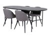 Essgruppe Dallas 2526 (Grau + Schwarz)