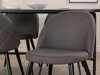 Essgruppe Dallas 2526 (Grau + Schwarz)