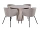 Essgruppe Dallas 2557 (Beige + Schwarz)