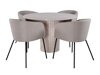 Essgruppe Dallas 2557 (Beige + Schwarz)