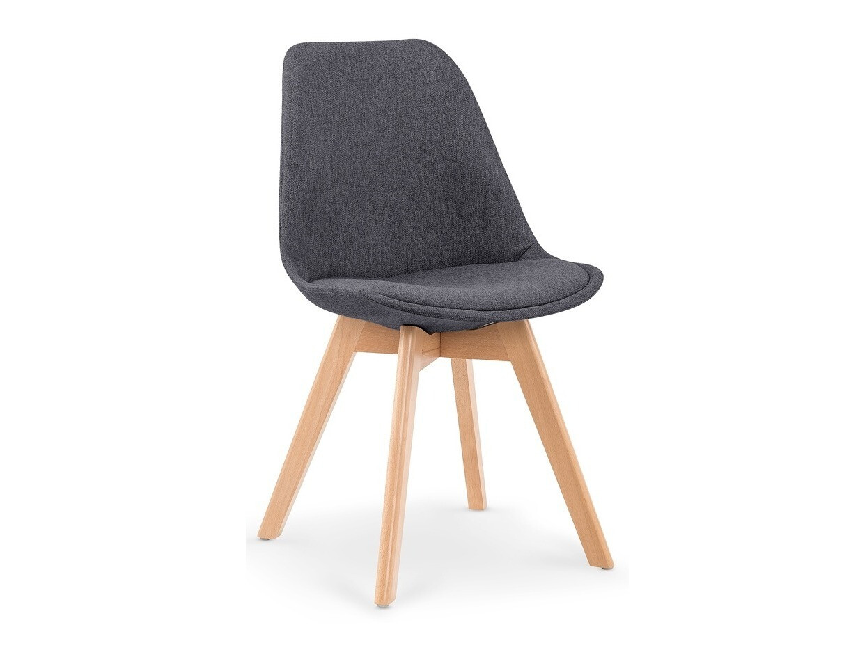 Stuhl Houston 412 (Hellgrau + Helles Holz)