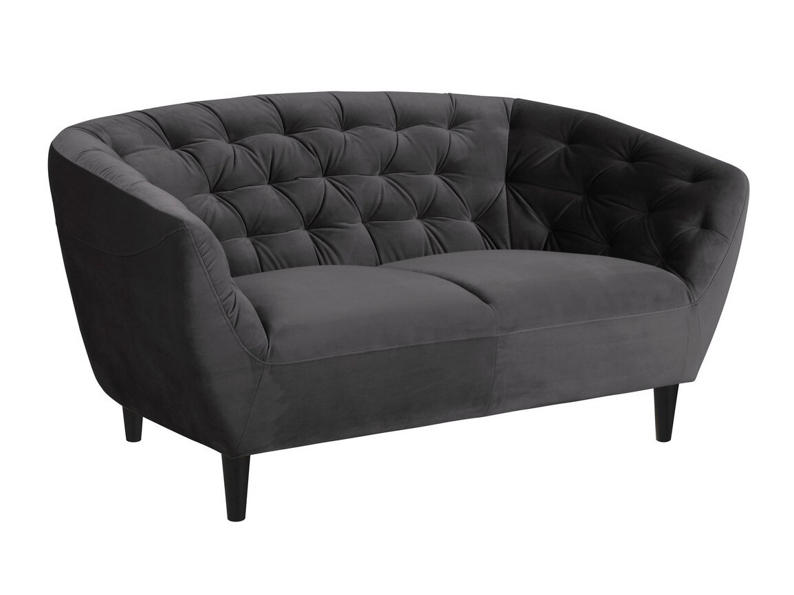 Chesterfield-Sofa Norsica 260 (Dunkelgrau)