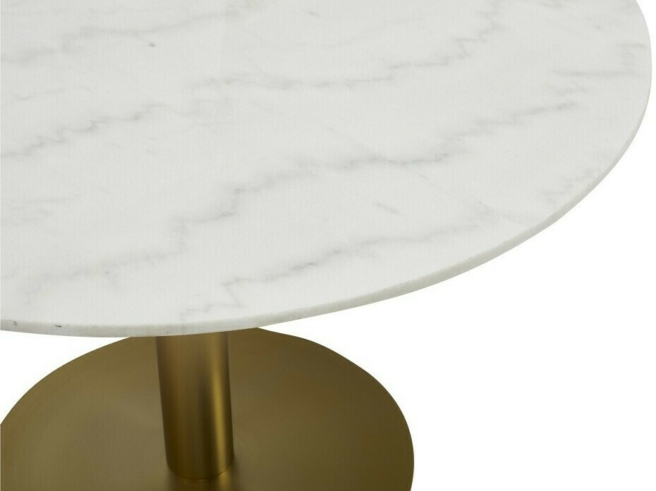 Tisch Concept 55 179 (Weißer Marmor + Messing)