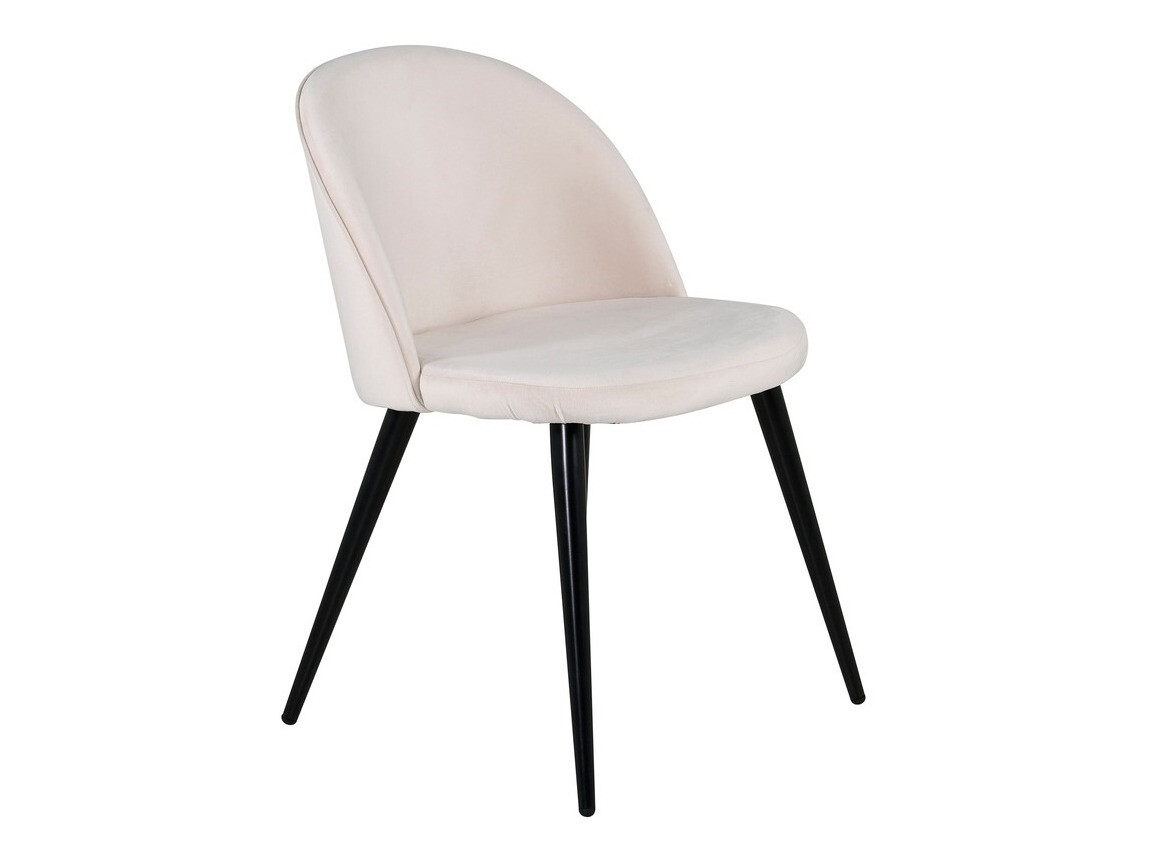 Stuhl Dallas 153 (Cremefarben + Schwarz)