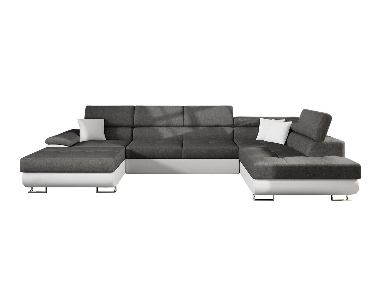 Ecksofa Comfivo Ruta IV (Soft 017 + Lux 06 + Soft 017)